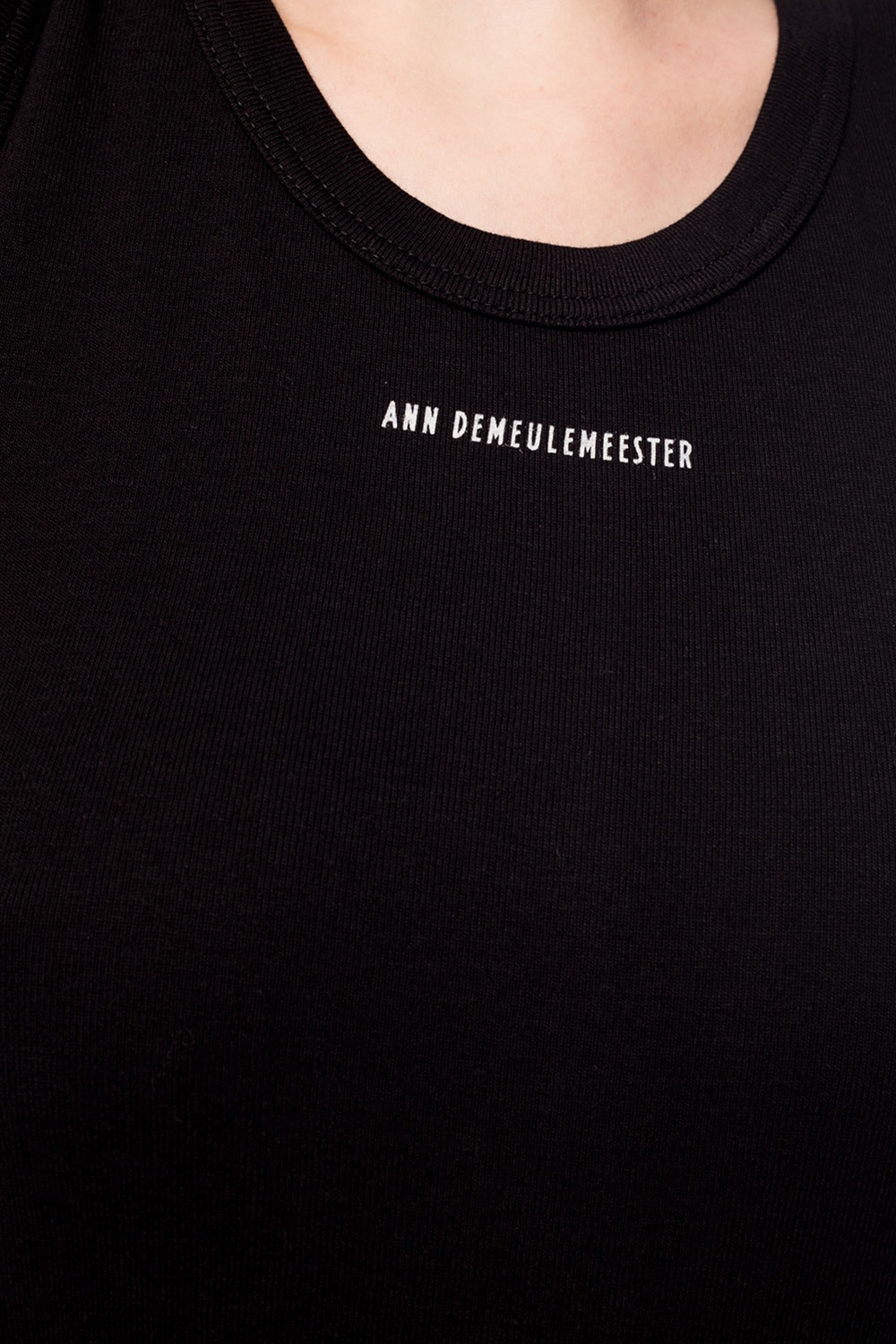 最終価格　ANN DEMEULEMEESTER ロゴプリント タンクトップ Logo top Ann Demeulemeester - SchaferandweinerShops HK